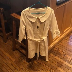 Bebe white coat
